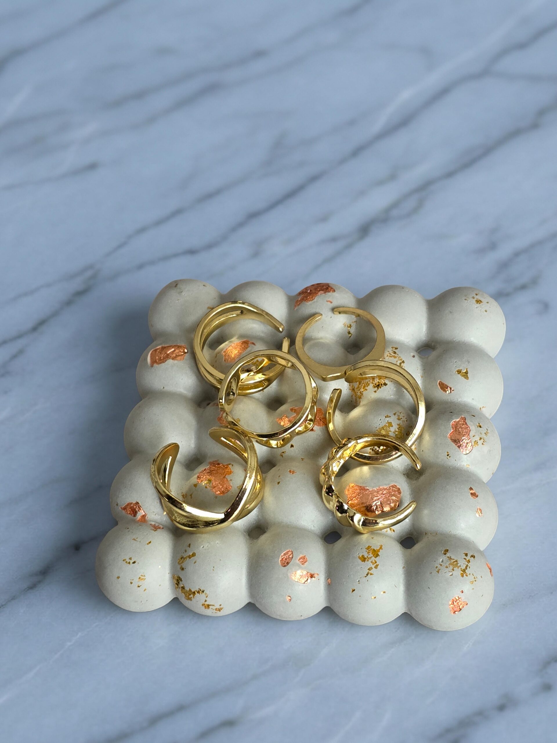 small concrete bubble coaster small concrete bubble coaster