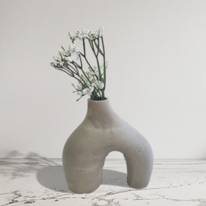 Home handmade irregular scandinavian cement vase